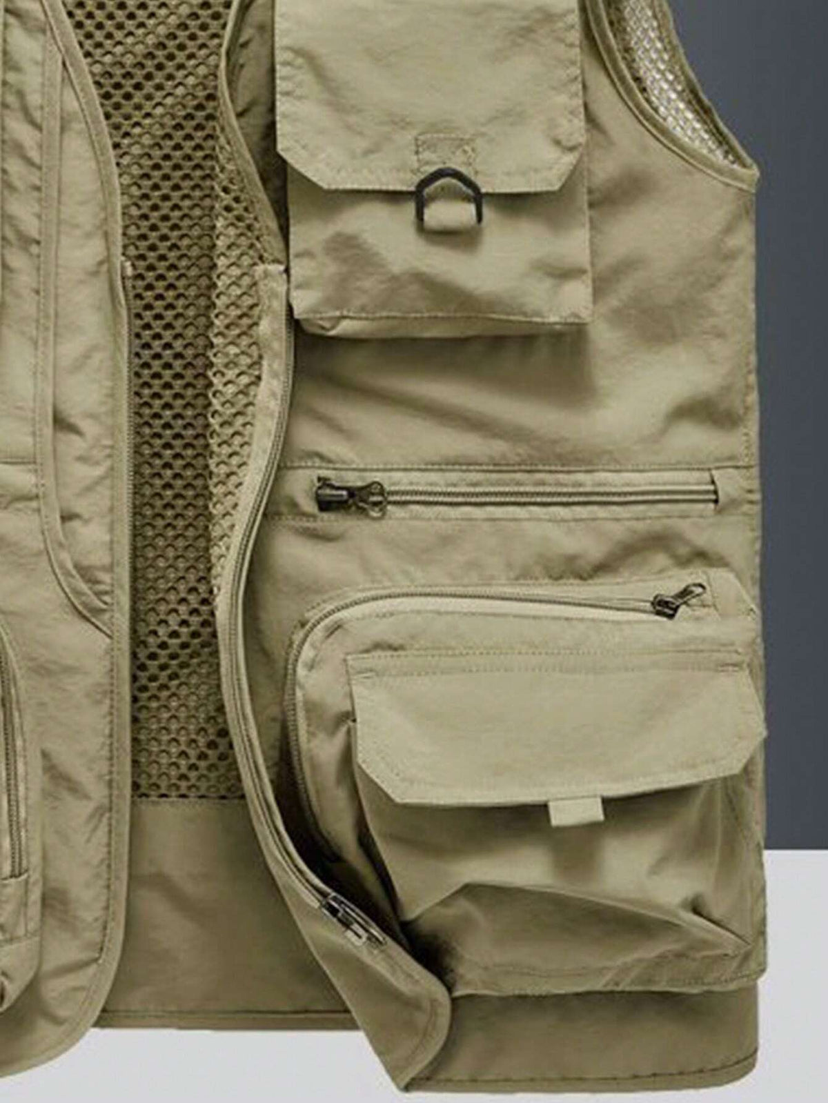 Men's Outdoor Casual Vest With Multiple Pockets, Lightweight Sleeveless Jacket For Spring Autumn, Suitable For Fishing, Photography