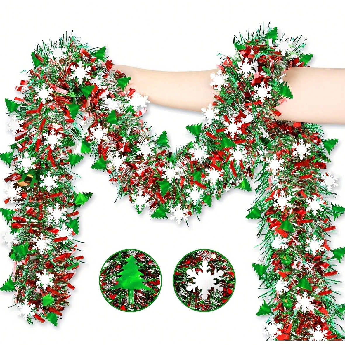 Merry Christmas Car Stickers Waterproof Santa Claus & Reindeer Window Decor Self-Adhesive PVC Christmas Decoration