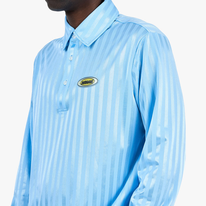 Metalwood Longsleeve Player Polo / Sky Blue