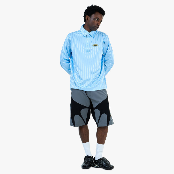 Metalwood Longsleeve Player Polo / Sky Blue