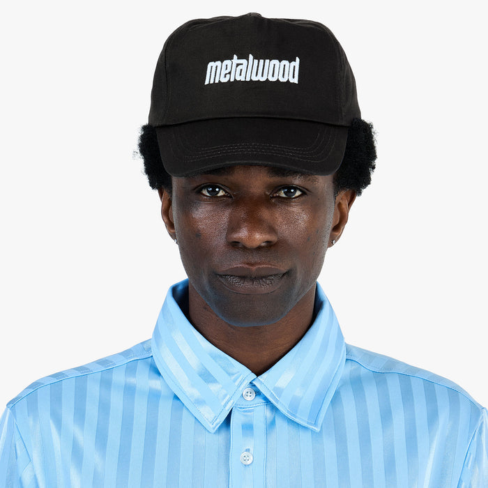 Metalwood Metal Logo 5-Panel Hat / Black