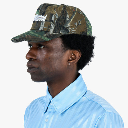 Metalwood Metal Logo 5-Panel Hat / Real Leaf Camo