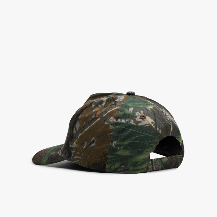 Metalwood Metal Logo 5-Panel Hat / Real Leaf Camo