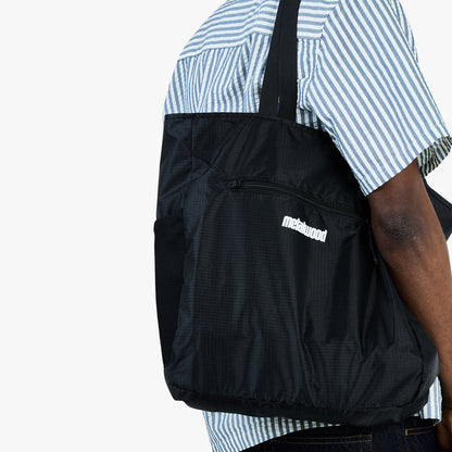 Metalwood Pocketable Tote / Black