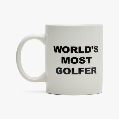 Metalwood World's Most Golfer Mug / White