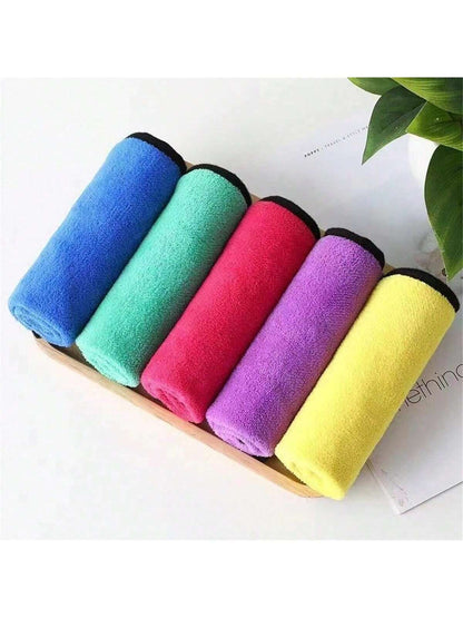 Microfiber Towels,1pc/3pcs/5pcs/10pcs High Density Coral Fleece Car Wash Towels, Double-Sided Thick Absorbent Automotive Cleaning Cloth, Windshield Wiper, Suitable For Auto Repair Shops, Hotels, Resta