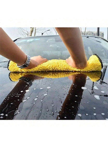 Microfiber Towels,1pc/3pcs/5pcs/10pcs High Density Coral Fleece Car Wash Towels, Double-Sided Thick Absorbent Automotive Cleaning Cloth, Windshield Wiper, Suitable For Auto Repair Shops, Hotels, Resta