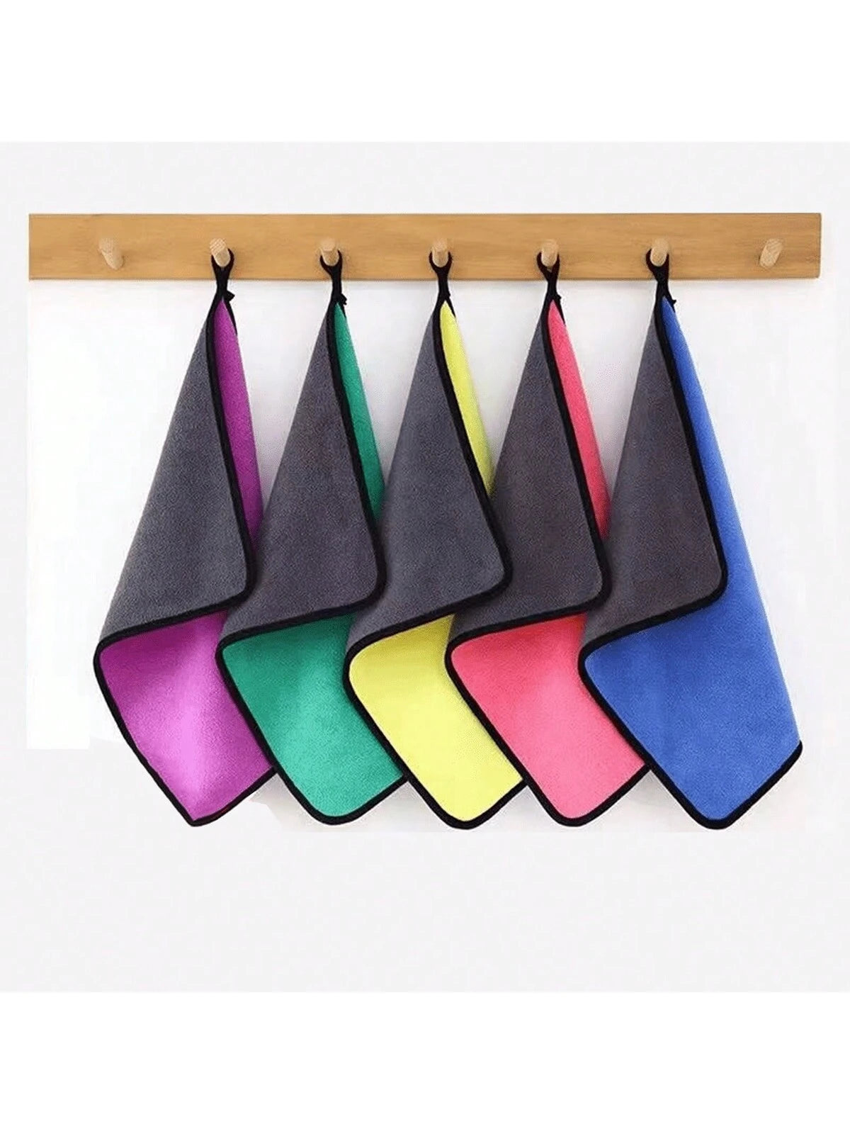 Microfiber Towels,1pc/3pcs/5pcs/10pcs High Density Coral Fleece Car Wash Towels, Double-Sided Thick Absorbent Automotive Cleaning Cloth, Windshield Wiper, Suitable For Auto Repair Shops, Hotels, Resta