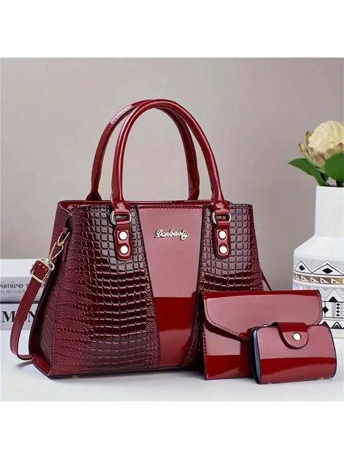 Mid Size Bag Popular New Foreign Trade Popular Single Shoulder Crossbody Bag Hand-Held Women's Fashionable Tote Bag 2025 Women's Versatile Autumn And Winter