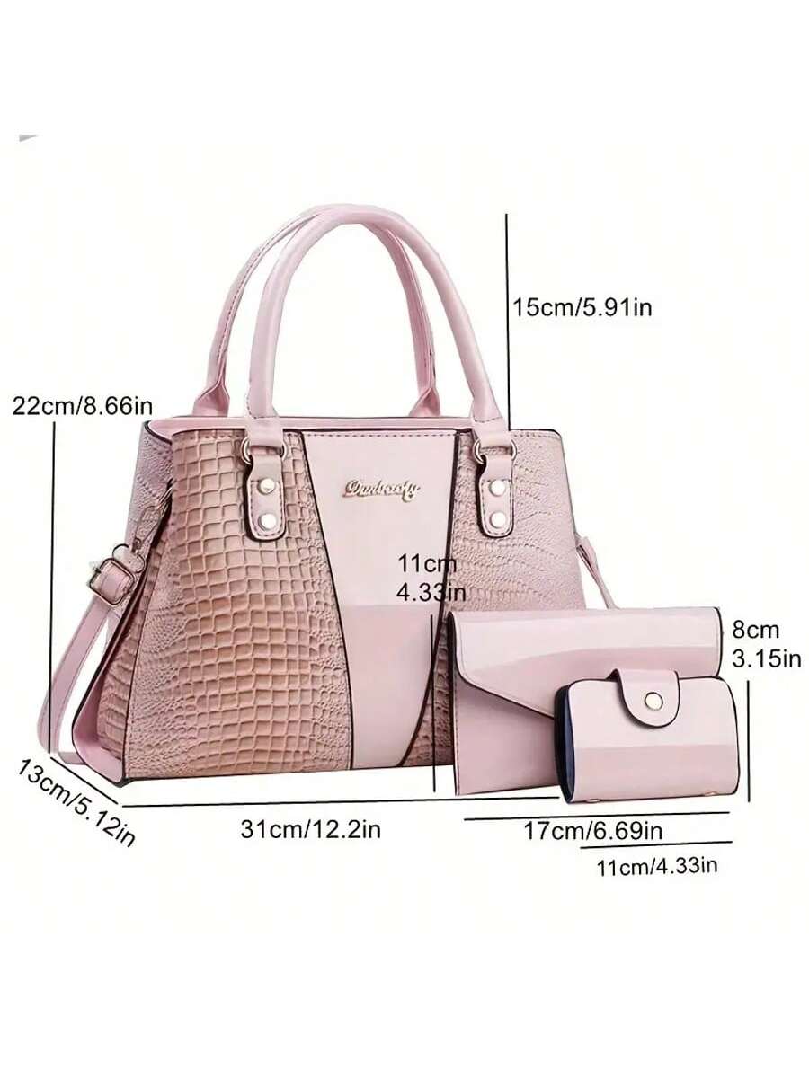 Mid Size Bag Popular New Foreign Trade Popular Single Shoulder Crossbody Bag Hand-Held Women's Fashionable Tote Bag 2025 Women's Versatile Autumn And Winter