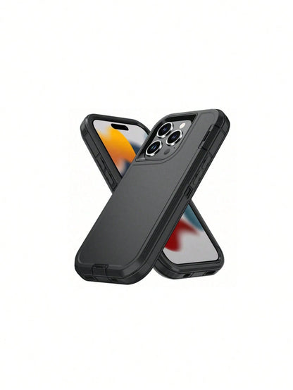 Military Grade Shockproof Basic Phone Case Military Grade Anti-Drop Heavy Duty Rugged Anti Drop Shock-Absorbing And Abrasion Resistant Full Body Protective Phone Case Sturdy Three In One Protective Ca