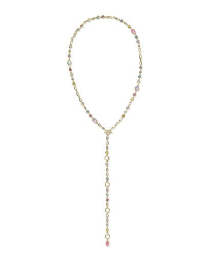 Mini Elisa Abbie Strand Necklace Gold Multi Mix