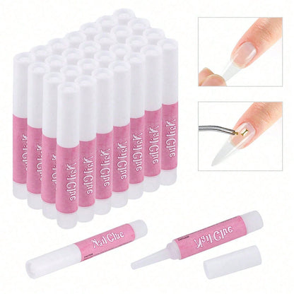Mini False Nails Glue Net Strong Adhesive Acrylic Tips Glue For Rhinestone Broken Nails Manicure Extension Glue