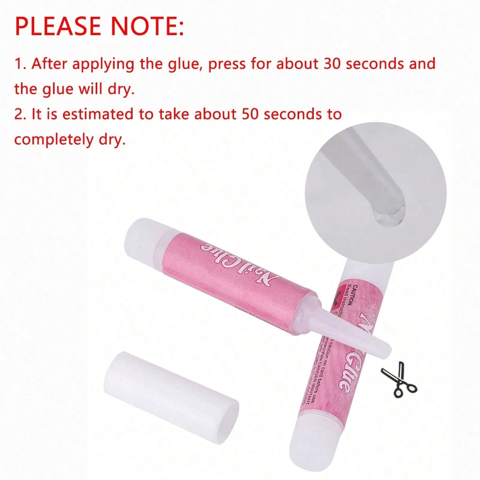 Mini False Nails Glue Net Strong Adhesive Acrylic Tips Glue For Rhinestone Broken Nails Manicure Extension Glue