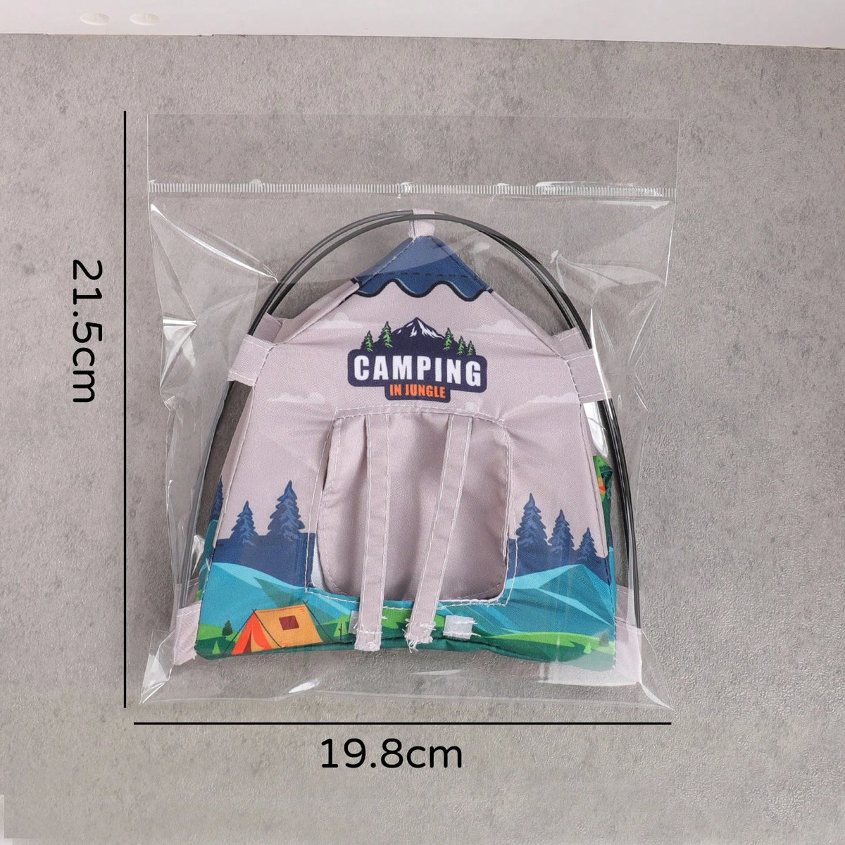 Miniature Tent Dollhouse Accessory- Realistic Camping Model For Kids Pretend Play, Micro Scene Decoration Toy For Dollhouse, Cross-Border Hot Mini Simulation Tent For Dollhouse Camping Scene