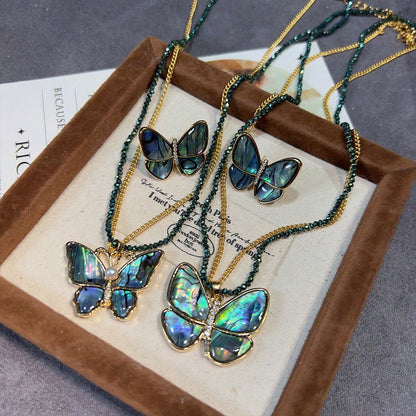 Minimalist Champagne Gold Butterfly Earrings, Gold-Plated Alloy With Faux Crystal, For Party, Party Ready.