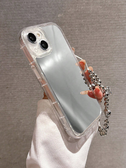 Minimalist Mirror Fashion Acrylic Mirror Phone Case, Creative Hard Shell, Compatible With IPhone 17 Pro Max/17 Pro/17 Air/17/16 Pro Max/16/16 Pro/16 Plus/16e/15/15 Pro Max/15 Pro/15 Plus/11/12/13/14 P