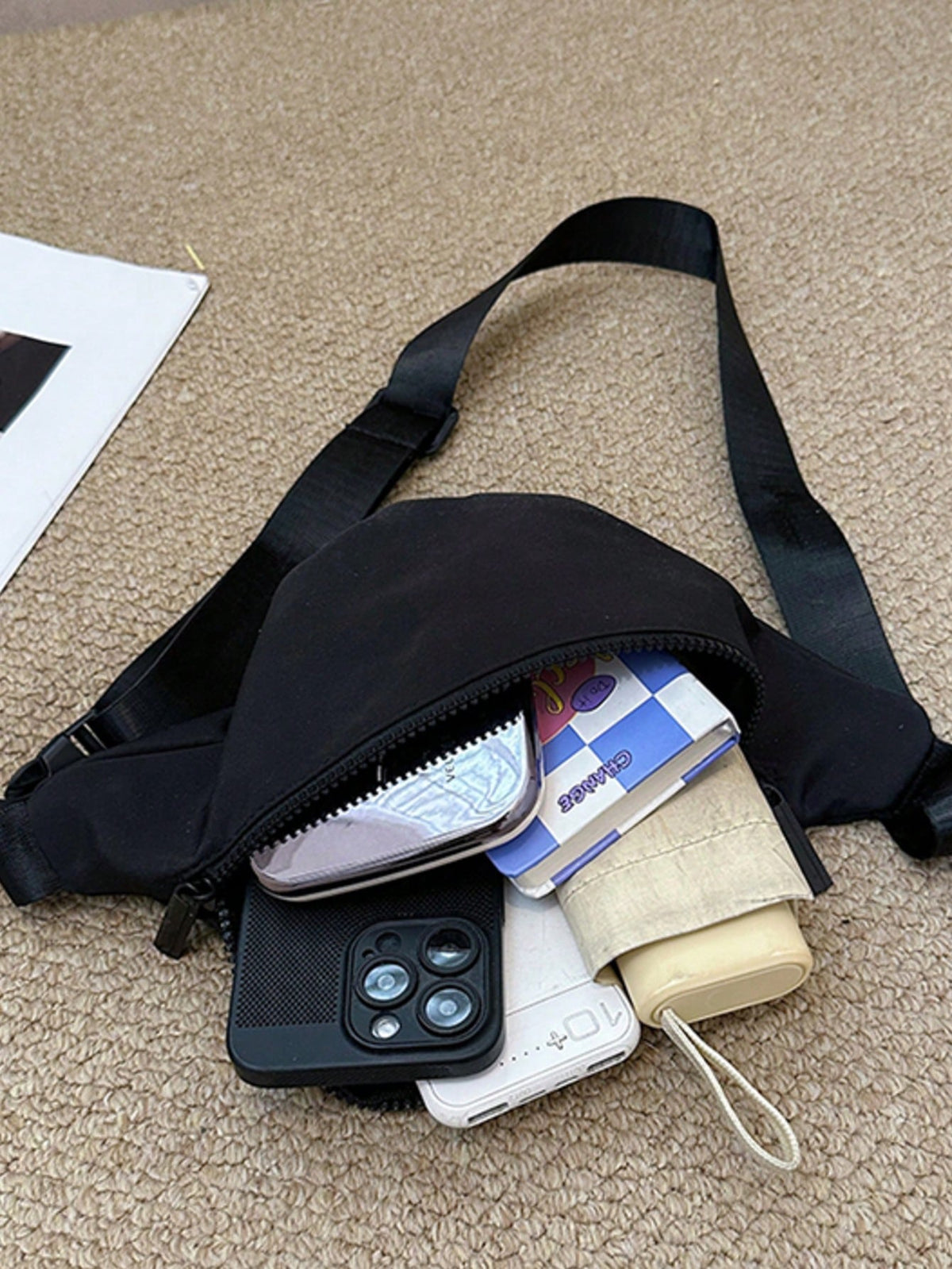 Minimalist Versatile Men's One Shoulder Crossbody Waist Bag