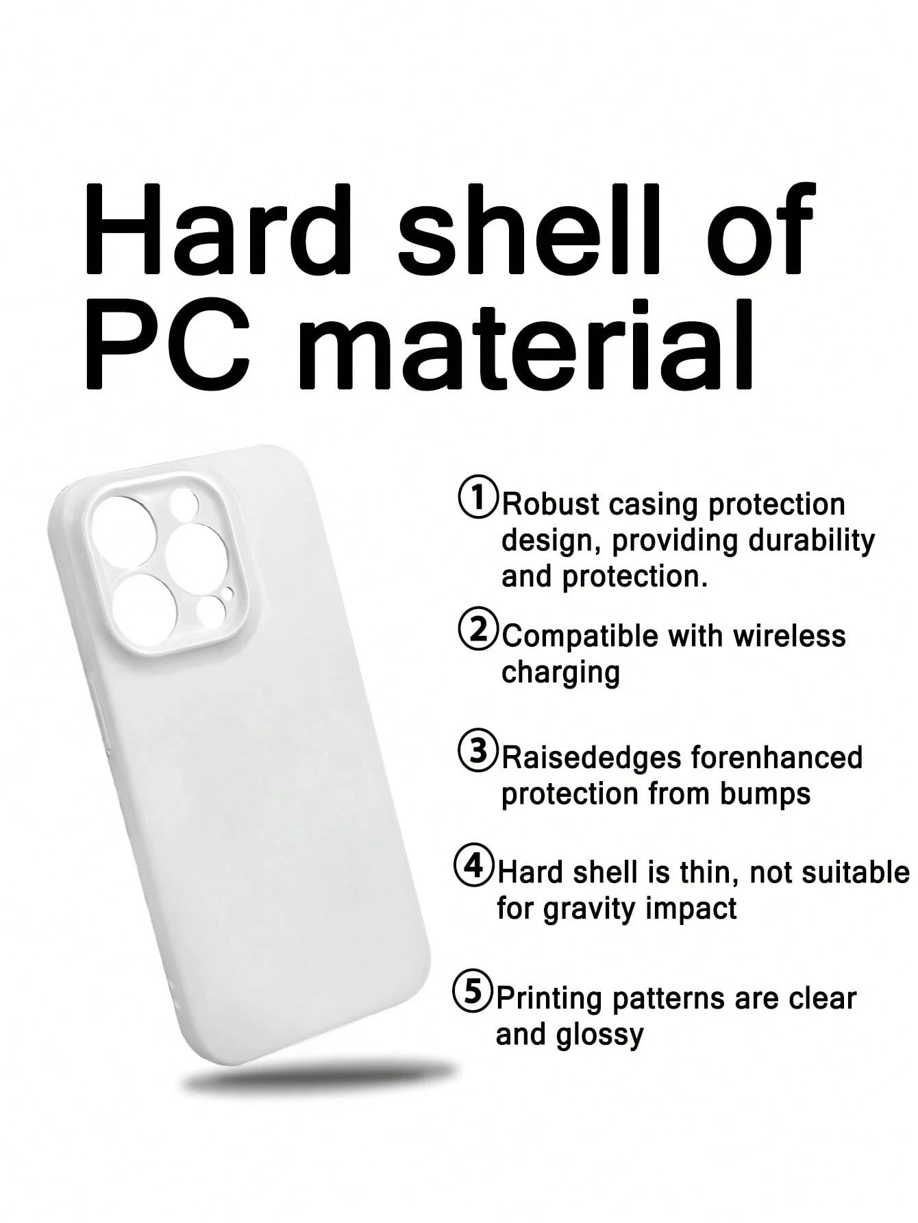 Minimalist White Pink Stripe Pattern Fashion Glossy Perforated Plastic Hard Phone Case 1pc Compatible With IPhone 11/12/13/14/15/16 Pro Max Waterproof Shockproof Anti-Fall Scratch Resistant Spring Bir
