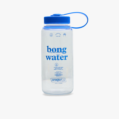 Mister Green Bong Water Nalgene Small Wide Mouth Clear / Blue