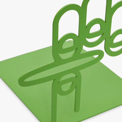 Mister Green Trifecta Bookends / Green