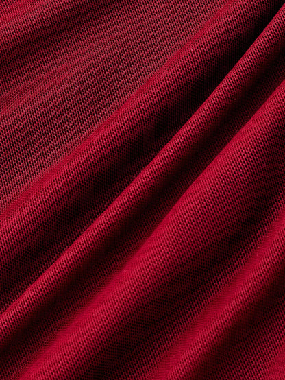 MOD Burgundy 3D Floral Print Women's Dress, Outfit, Valentine's Day New Years Women,Red Dresses For Women,Christmas