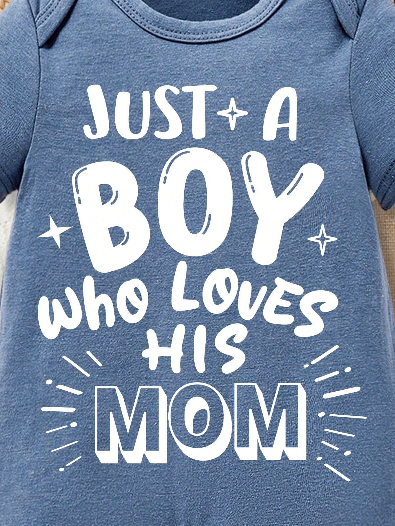 ModeFlare Wear Don''t Make Me Go Get My Big Sister, Baby Boys'' Casual Minimalist Letter Graphic Round Neck Romper, Summer Cotton