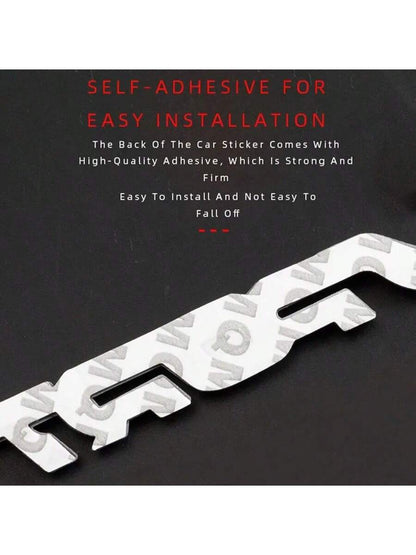 Modified SPORT Sports Logo 3D Solid Metal SPORT English Body Stickers Personalized Metal Car Stickers