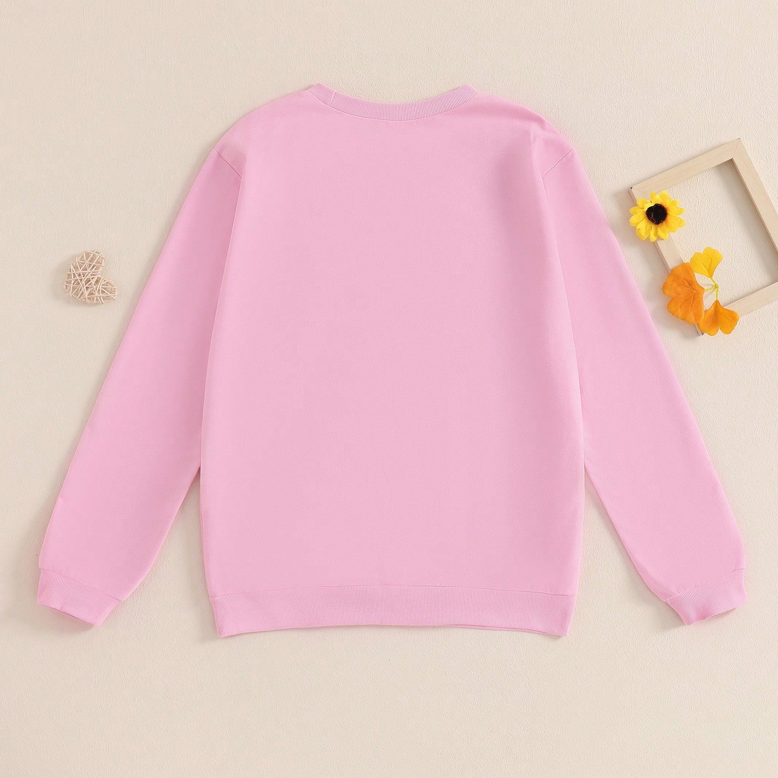 Mommy And Me Matching Outfits Christmas/Halloween Matching Sweatshirts Mama/Mini Letter And Bowknot Embroidery Long Sleeve Crewneck Pullover Shirt Blouse Top Mom And Daughter Matching Holiday Party Cl