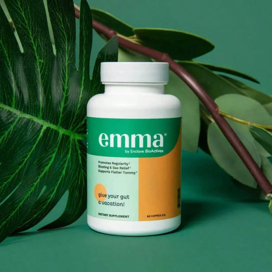 [Mother's Day Gift For Mom]Emma Gut Health Daily Digestive Support Supplement| Doctor Endorsed Formula For Men & Women| With Berberine, Resveratrol & Quercetin| Supports Gut Health, Bloating Relief