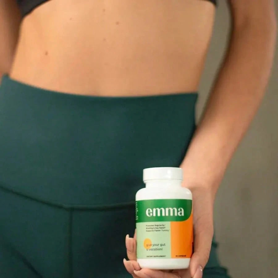 [Mother's Day Gift For Mom]Emma Gut Health Daily Digestive Support Supplement| Doctor Endorsed Formula For Men & Women| With Berberine, Resveratrol & Quercetin| Supports Gut Health, Bloating Relief