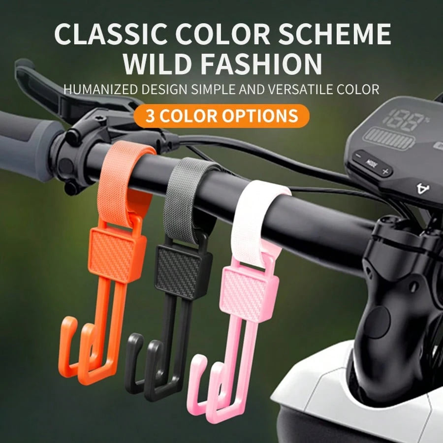 Multi-Function Convenient Front Rotating Double Hook Heavy Duty Hook For Electric Scooter, Motorcycle, Bicycle