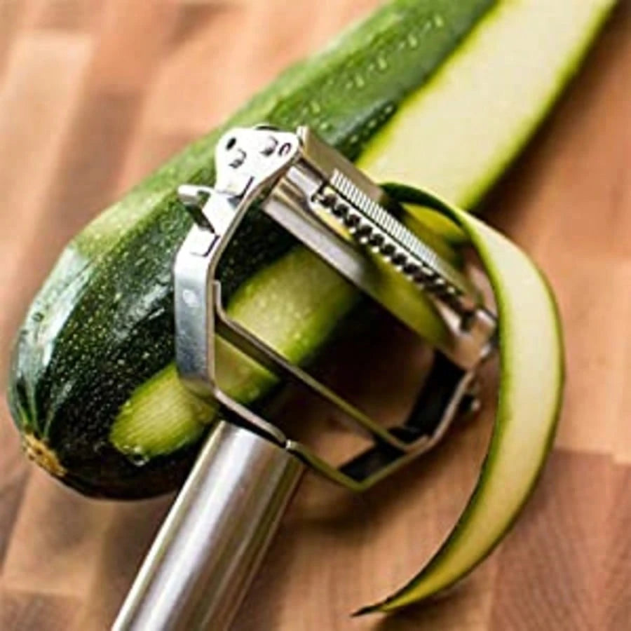 Multi Julienne Peeler Stainless Steel Cutter Slicer Carrot Potato Melon Gadget Vegetable Fruit, Potato Peeler,Peelers For Kitchen,Vegetable Peeler,Stainless Steel Peeler And Y Peeler,Carrot Peeler, V