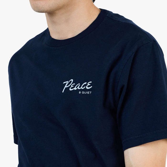 Museum of Peace and Quiet Diner T-Shirt / Navy