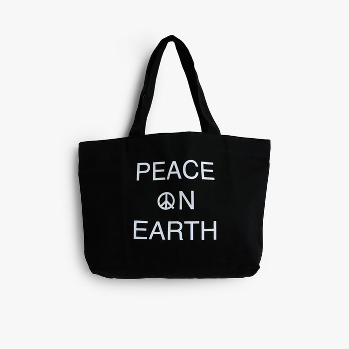 Museum of Peace and Quiet Earth Tote Bag / Black