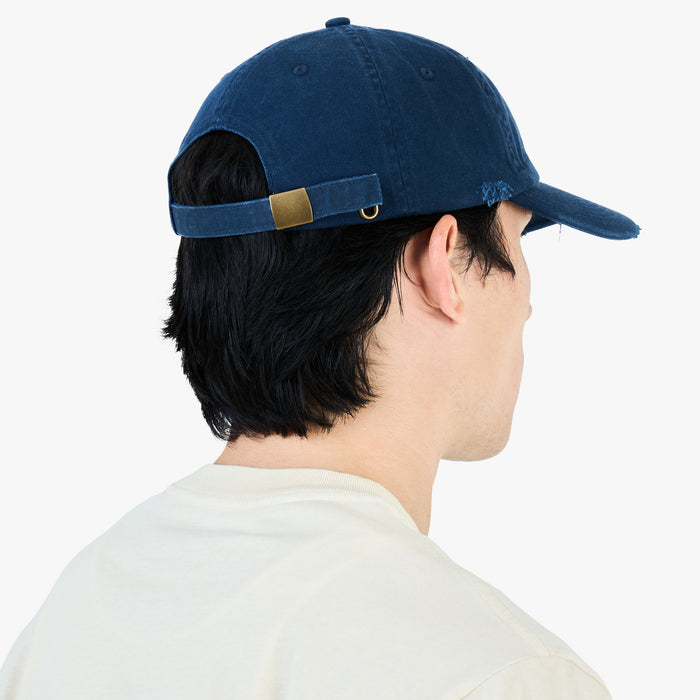 Museum of Peace and Quiet Mid Century Distressed Dad Hat / Navy