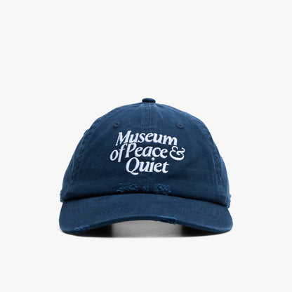 Museum of Peace and Quiet Mid Century Distressed Dad Hat / Navy