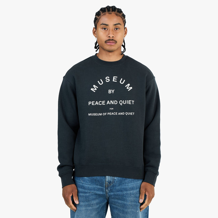 Museum of Peace and Quiet Museum By PQ Crewneck / Black