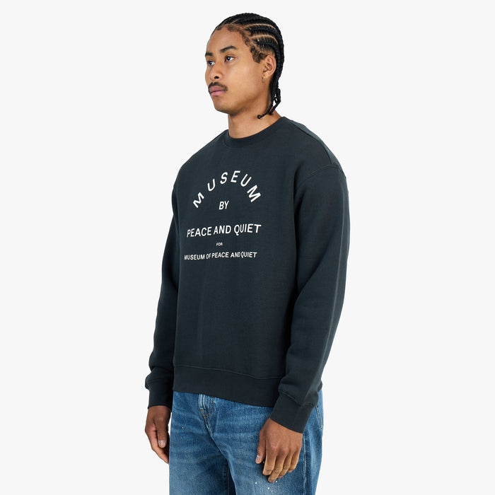 Museum of Peace and Quiet Museum By PQ Crewneck / Black