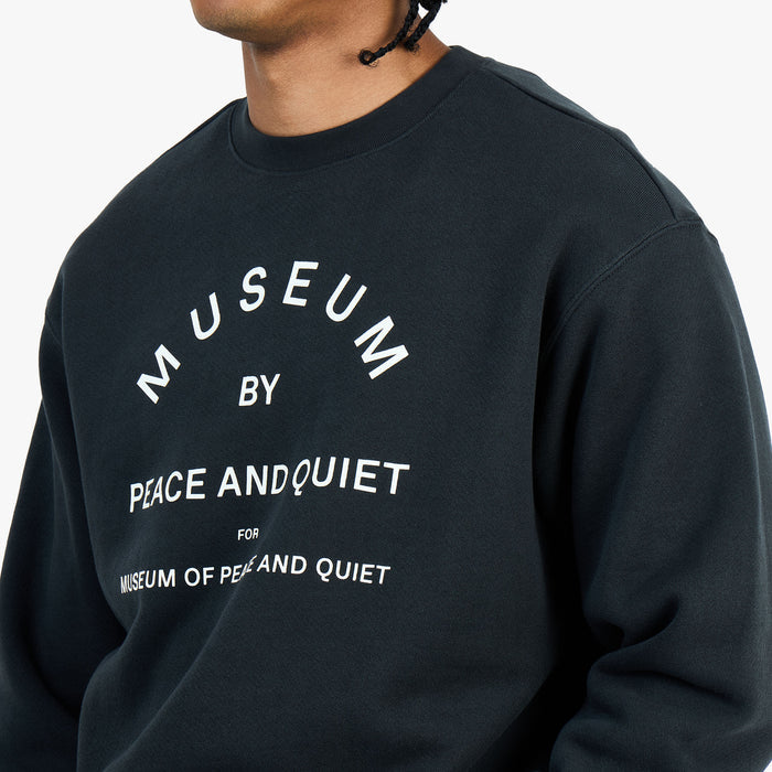 Museum of Peace and Quiet Museum By PQ Crewneck / Black