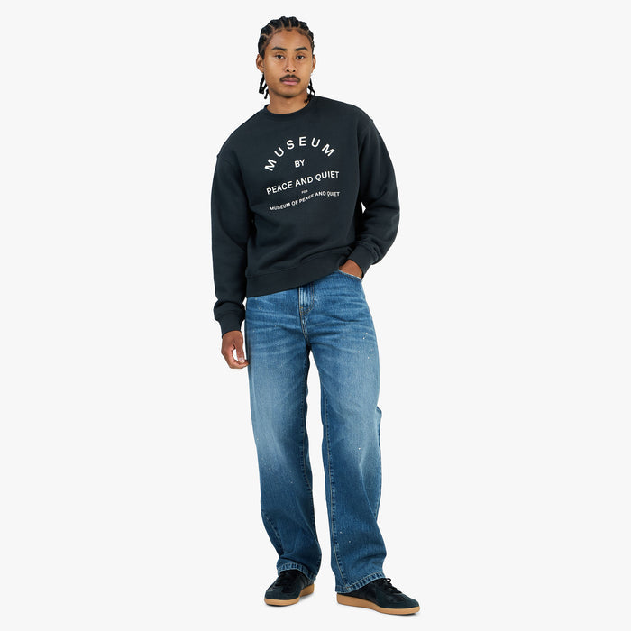 Museum of Peace and Quiet Museum By PQ Crewneck / Black