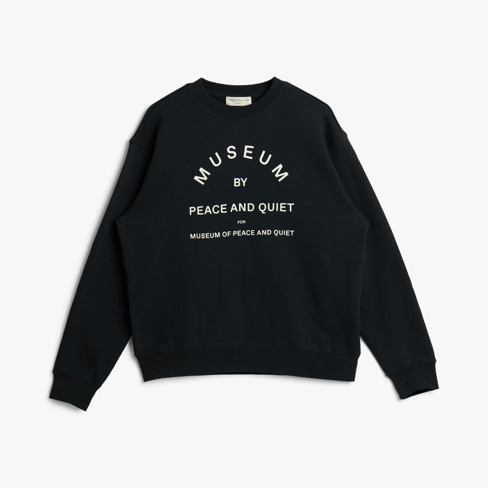 Museum of Peace and Quiet Museum By PQ Crewneck / Black