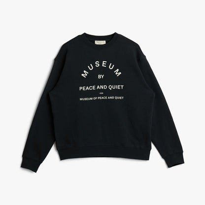 Museum of Peace and Quiet Museum By PQ Crewneck / Black