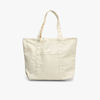 Museum of Peace and Quiet Natural Boat Tote / Bone