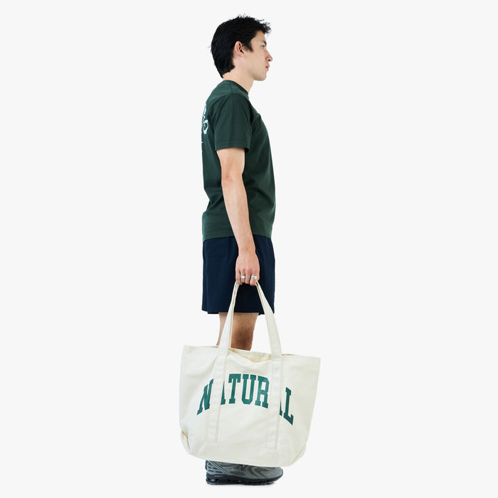 Museum of Peace and Quiet Natural Boat Tote / Bone