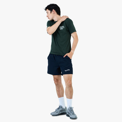 Museum of Peace and Quiet Wordmark Seersucker Shorts / Navy