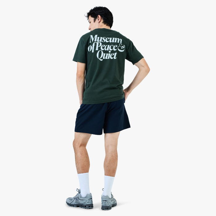 Museum of Peace and Quiet Wordmark Seersucker Shorts / Navy