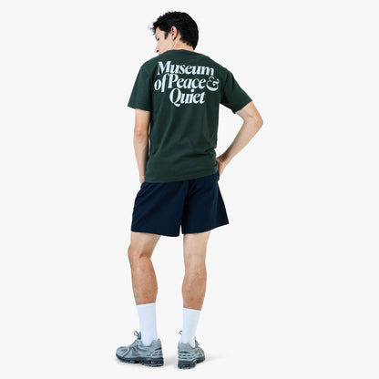 Museum of Peace and Quiet Wordmark Seersucker Shorts / Navy