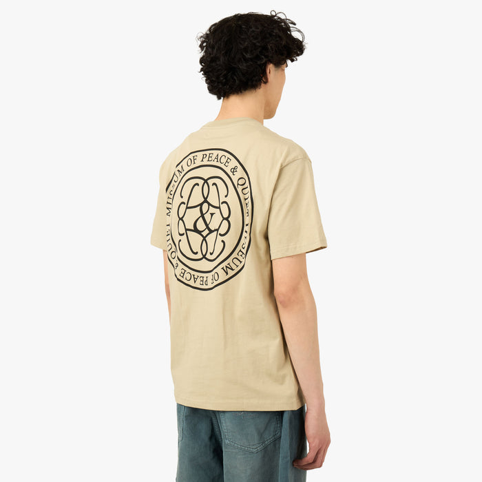 Museum of Peace & Quiet Symbol T-Shirt / Tan