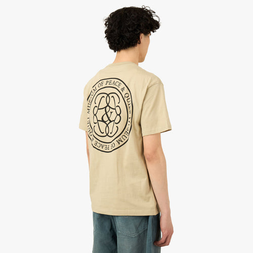 Museum of Peace & Quiet Symbol T-Shirt / Tan